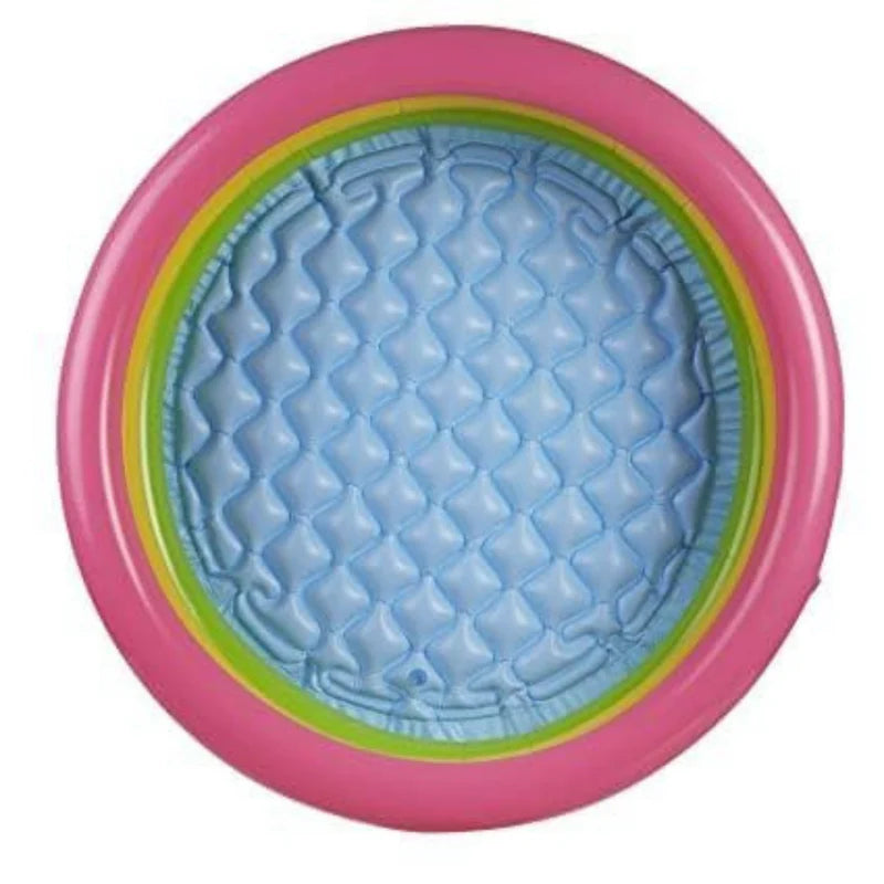 4 FT ROUND SHAPE PORTABLE INFLATABLE & FOLDABLE SWIMMING POOL OUTDOOR & INDOOR WATER SWIMMING POOL FOR KIDS & ADULTS