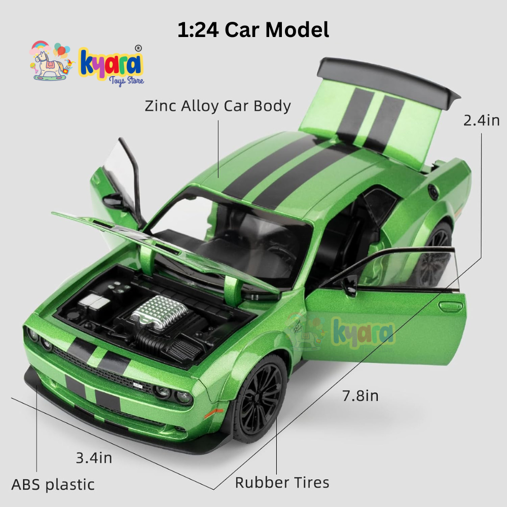 Dodge Challenger SRT Hellcat 1:24 diecast scale model car