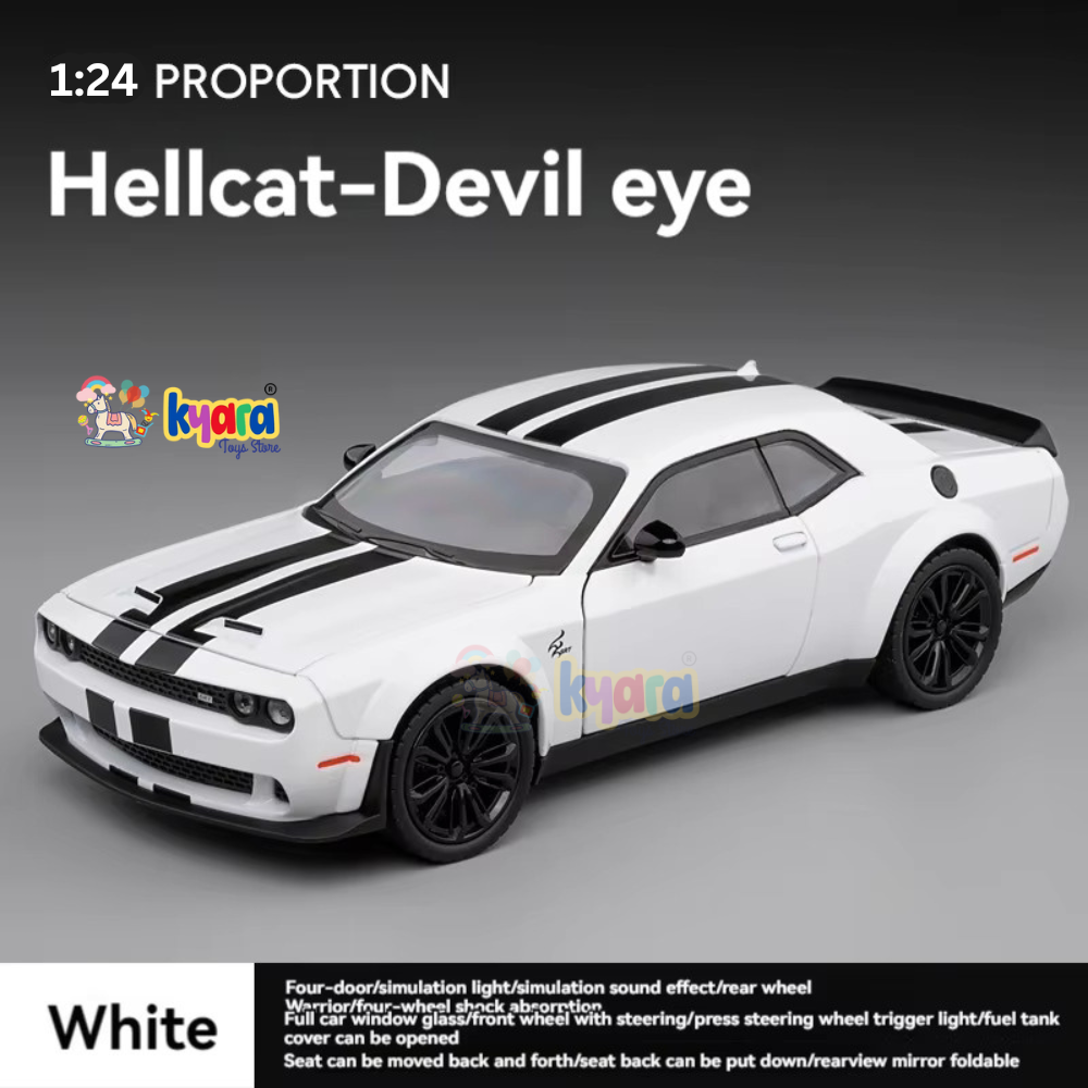 Dodge Challenger SRT Hellcat 1:24 diecast scale model car