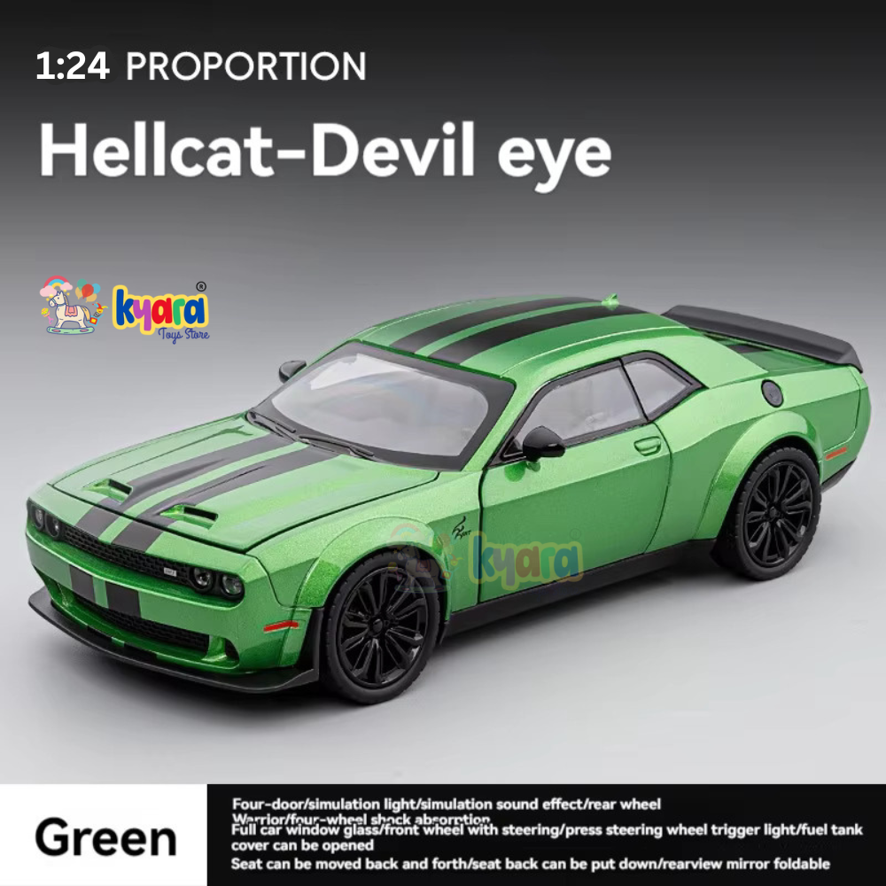 Dodge Challenger SRT Hellcat 1:24 diecast scale model car