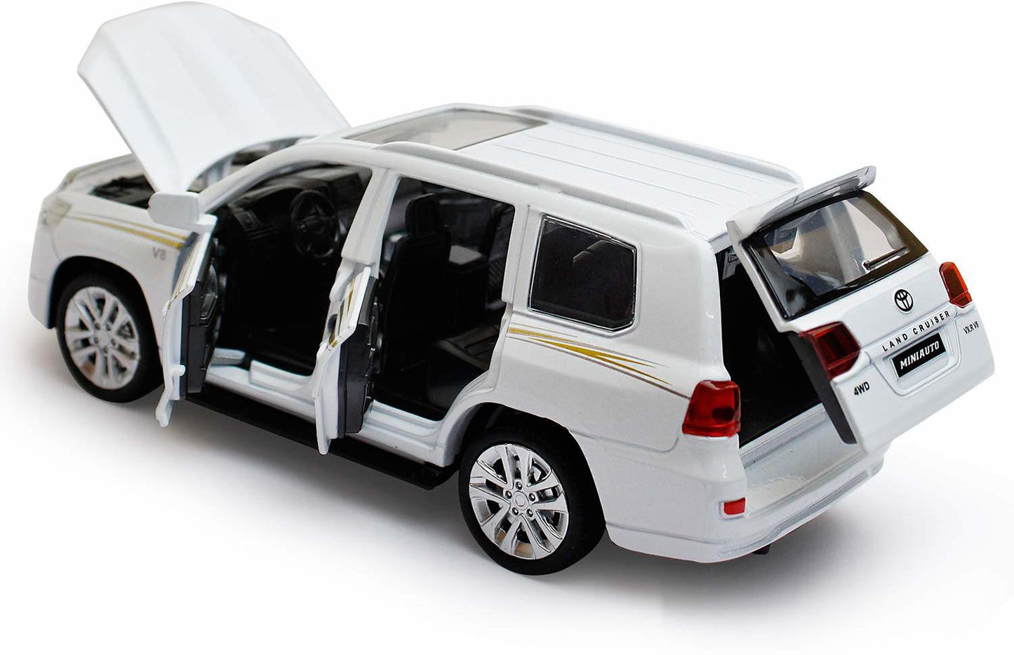 Toyota Land Cruiser Prado Scale Model Diecast Metalcar - All Size