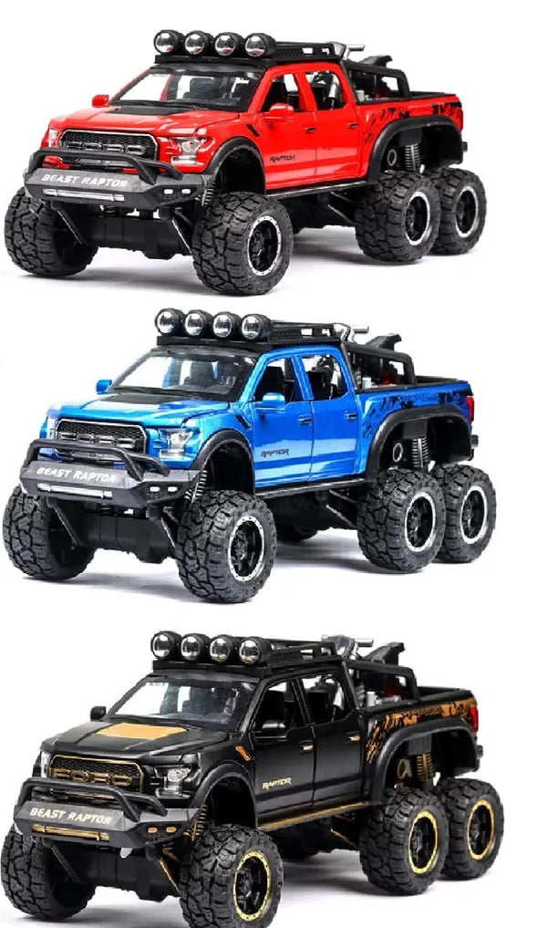 Beast Ford Raptor Scale Model Diecast Metalcar - All Size