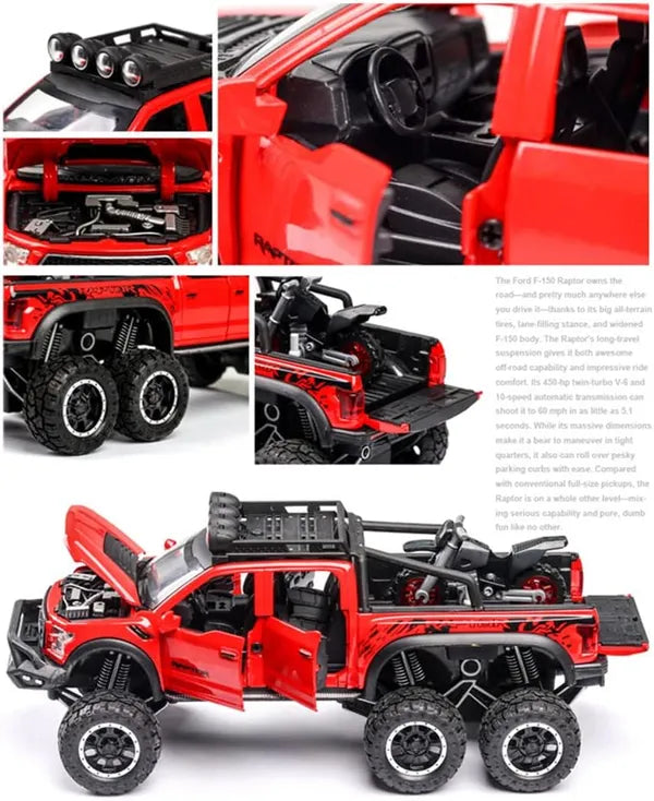 Beast Ford Raptor Scale Model Diecast Metalcar - All Size