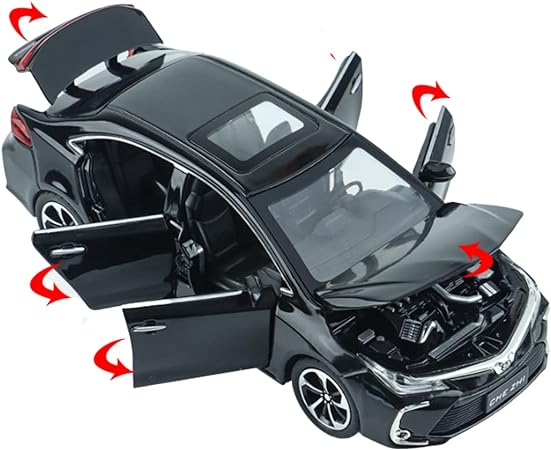 Toyota Corolla Scale Model Diecast Metalcar - All Size