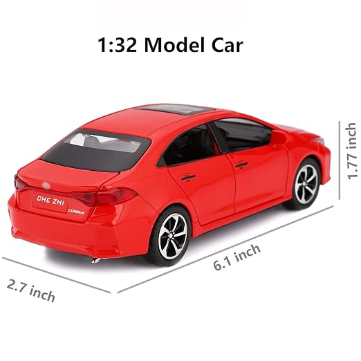 Toyota Corolla Scale Model Diecast Metalcar - All Size