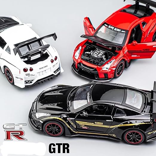 Nissan Gtr Scale Model Diecast Metalcar - All Size