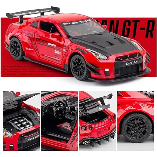 Nissan Gtr Scale Model Diecast Metalcar - All Size
