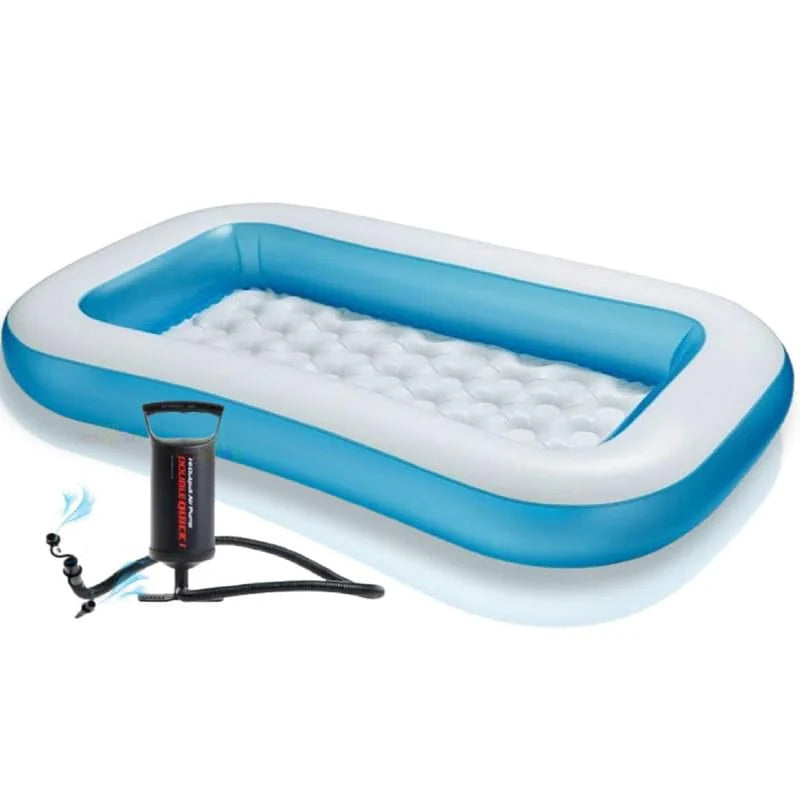 5.5 FT PORTABLE INFLATABLE & FOLDABLE SWIMMING POOL OUTDOOR & INDOOR WATER SWIMMING POOL FOR KIDS & ADULTS