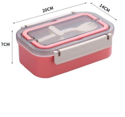 Thermoware Lunch Box with Stainless Steel Inner Case Fork & Spoon 650 ml
