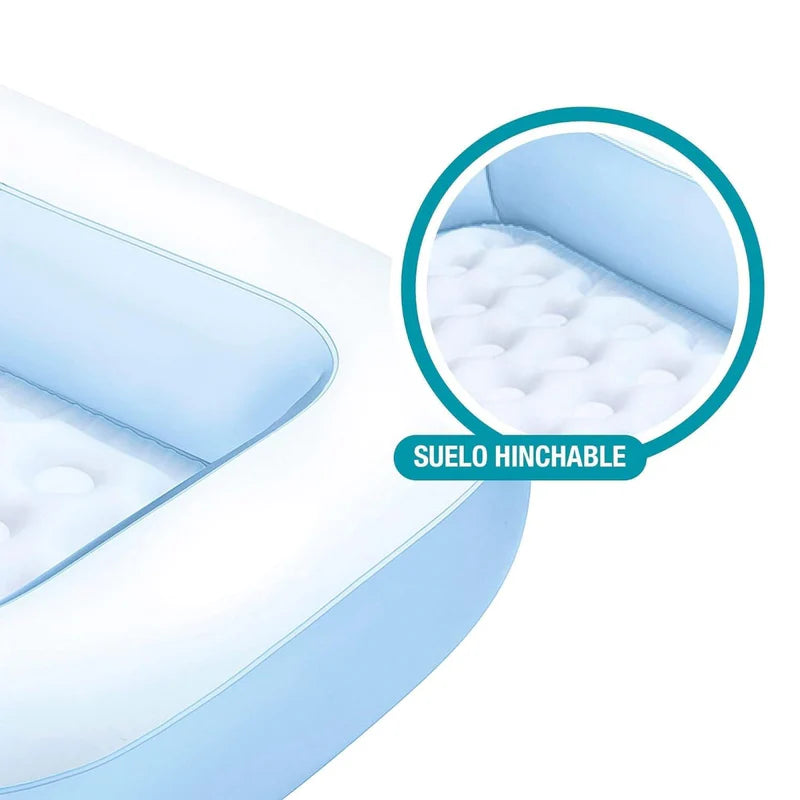 5.5 FT PORTABLE INFLATABLE & FOLDABLE SWIMMING POOL OUTDOOR & INDOOR WATER SWIMMING POOL FOR KIDS & ADULTS