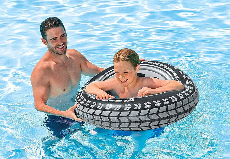 TYRE THEME PORTABLE INFLATABLE & FOLDABLE SWIMMING POOL OUTDOOR & INDOOR WATER SWIMMING POOL FOR KIDS & ADULTS