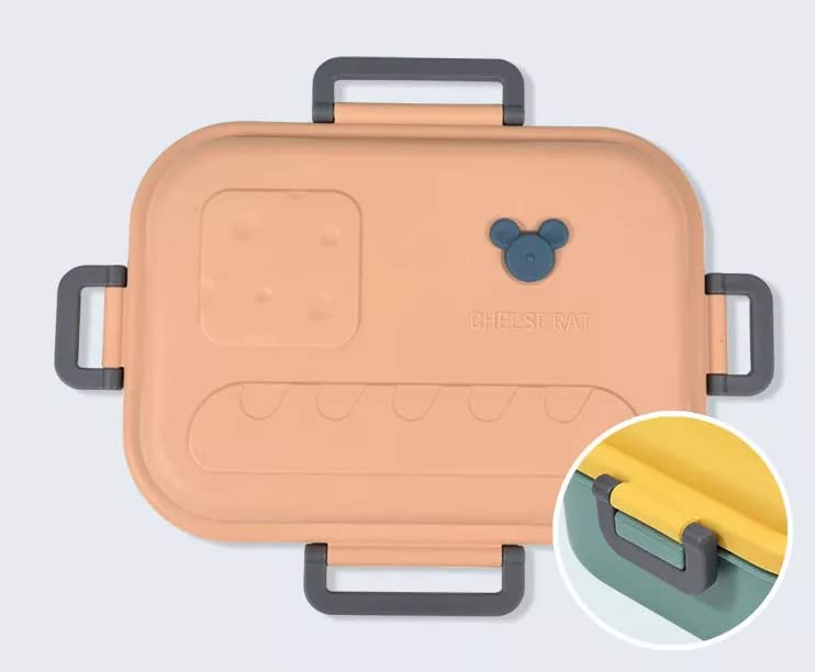 3 Compartment Insulated Lunch Box Stainless Steel Tiffin Box