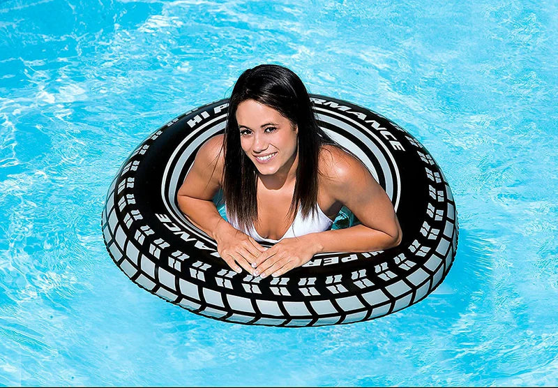 TYRE THEME PORTABLE INFLATABLE & FOLDABLE SWIMMING POOL OUTDOOR & INDOOR WATER SWIMMING POOL FOR KIDS & ADULTS