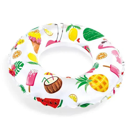 FRUITS THEME SWIM TUBE PORTABLE INFLATABLE & FOLDABLE SWIMMING TUBE OUTDOOR & INDOOR WATER SWIMMING TUBE FOR KIDS & ADULTS
