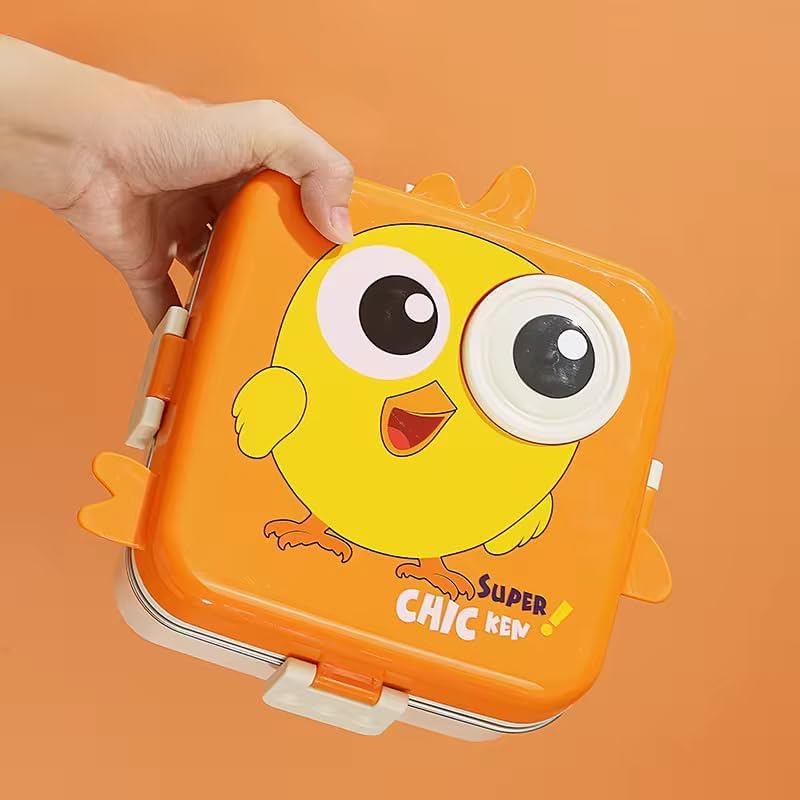 Cute Elephant Eye Steel Lunch Box