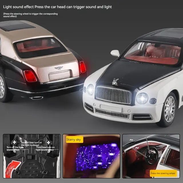 Bentley Mulsanne Scale Model Diecast Metalcar - All Size