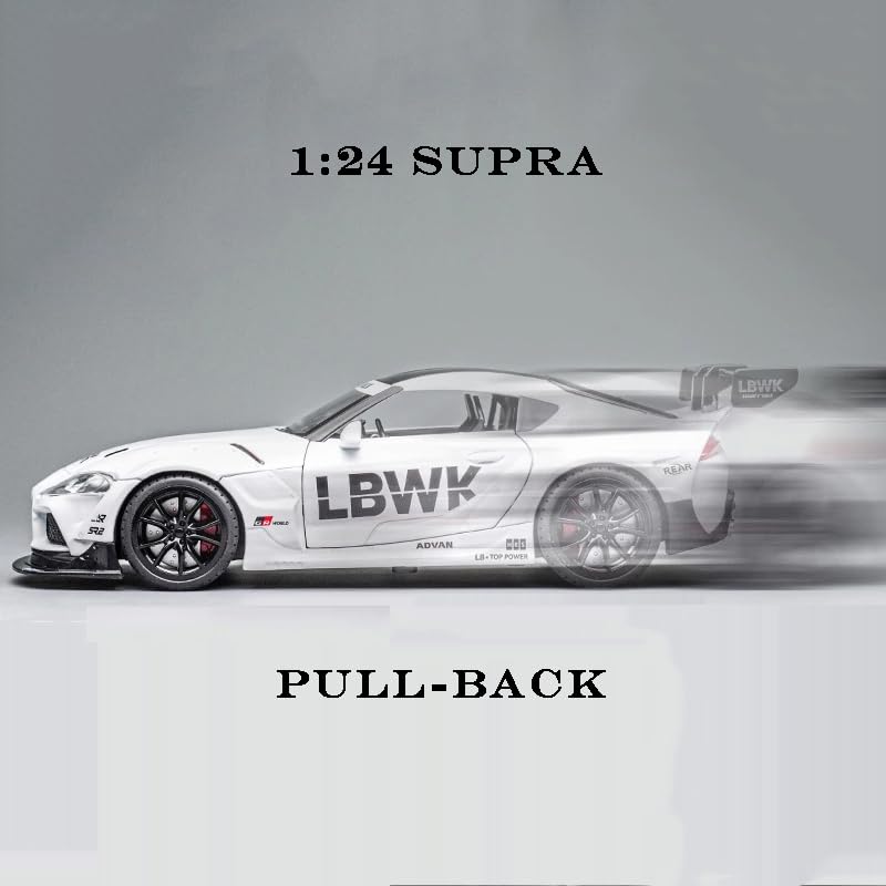Toyota Supra Gr Lbwk Scale Model Diecast Metalcar - All Size