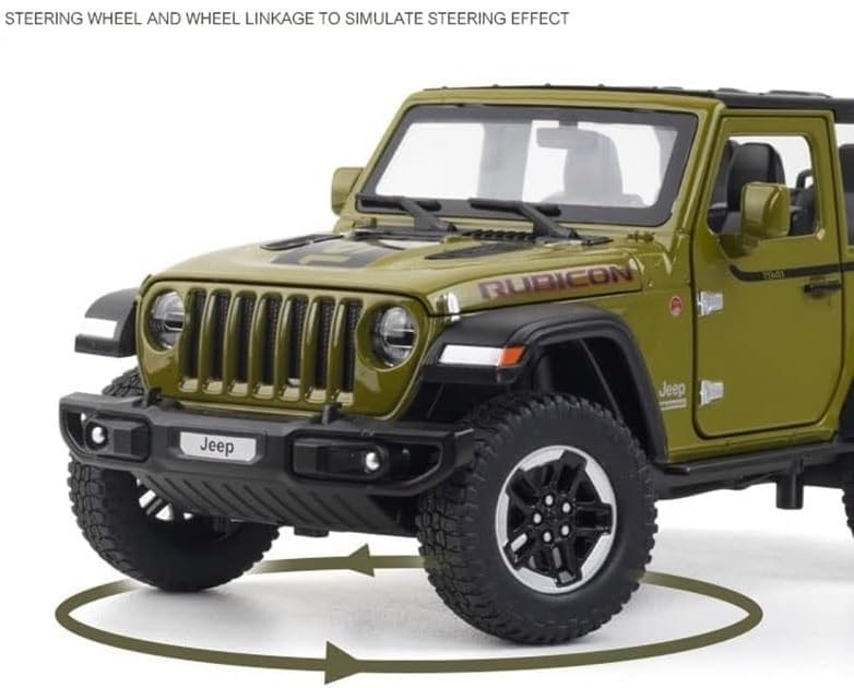 Wrangler Rubicon Thar Jeep Scale Model Diecast Metalcar - All Size