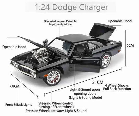 Dodge Charger 1970 Fast & Furious 1:24 diecast scale model car collectible