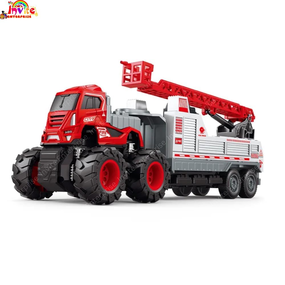 1:43 Metal Toys Alloy Diecast Truck Set Toy, Diecast Miniature Car Model (Pack of 3) (City Service Truck)