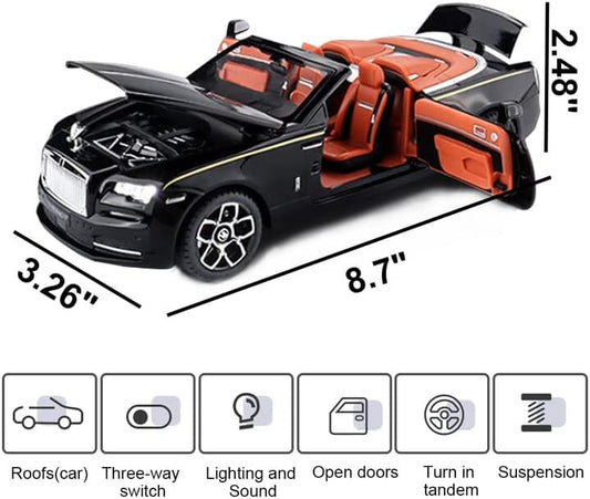 Rolls-royce Convertible Super Sports 1:24 Diecast Scale Model Car