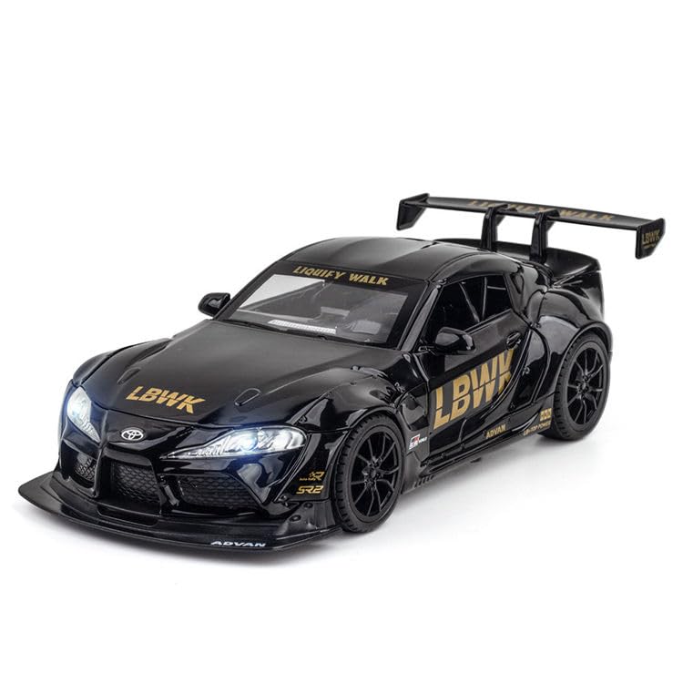 Toyota Supra Gr Lbwk Scale Model Diecast Metalcar - All Size
