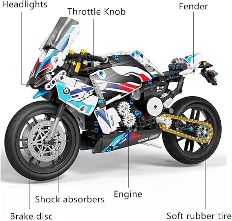 BMW M 1000 RR Motorcycle Building Block Set
