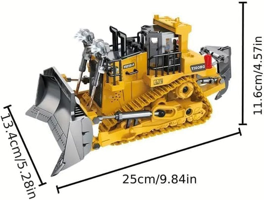 RC Metal Bulldozer Construction Vehicle 1:18 diecast scale model
