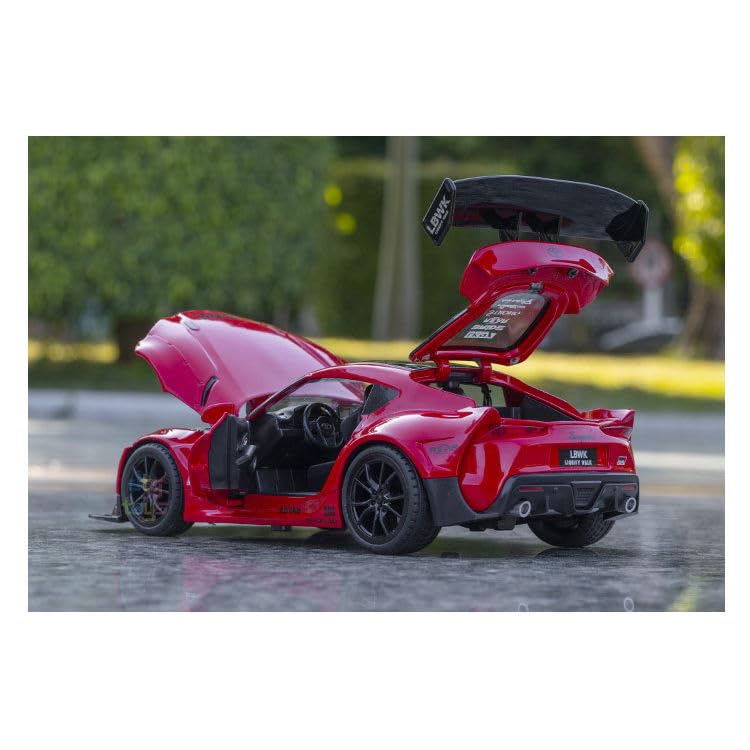 Toyota Supra Gr Lbwk Scale Model Diecast Metalcar - All Size