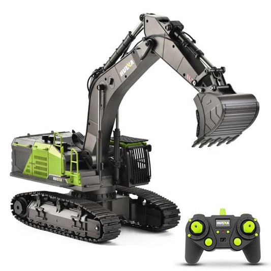 Huina 1593 RC Excavator 1/14 Scale – 2.4GHz Construction Truck with 360° Rotation & Metal