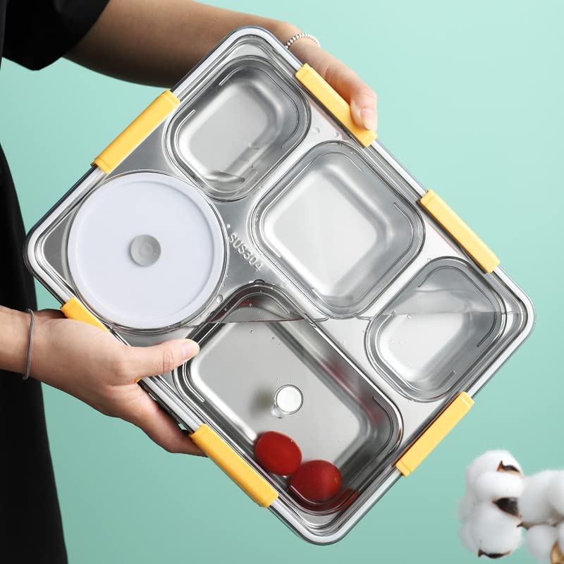 5 Compartment Bento Lunch Box for Adults Kids