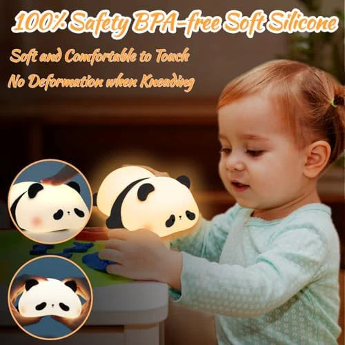 Cute Panda - Silicone Night Lamp