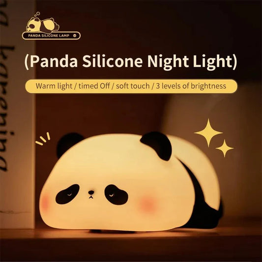 Cute Panda - Silicone Night Lamp