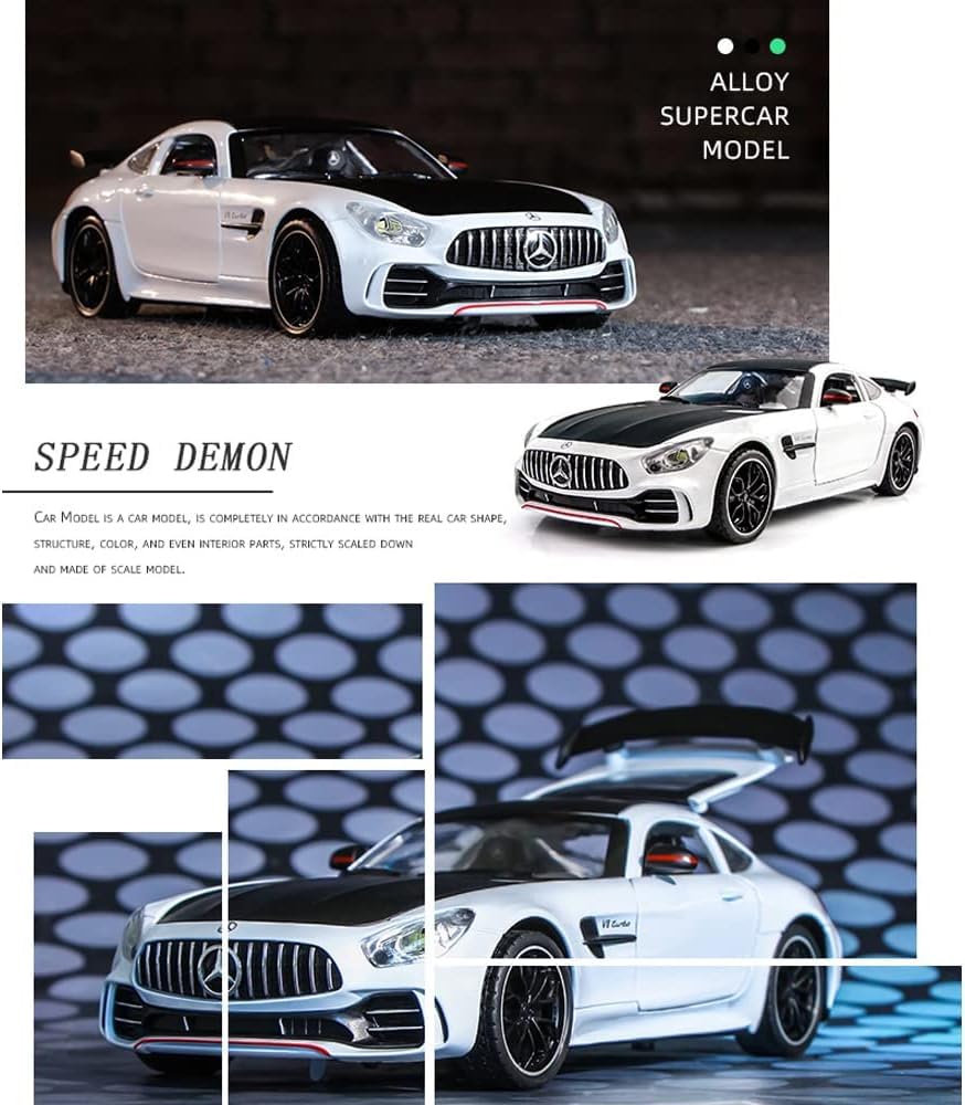 Mercedes Benz Amg Gtr Scale Model Diecast Metalcar - All Size