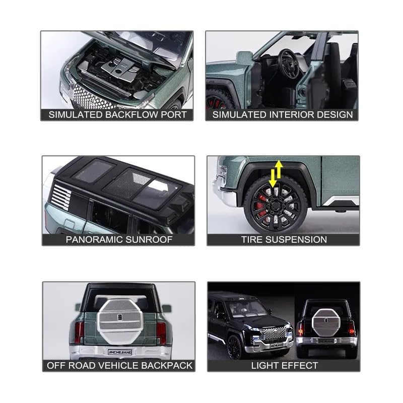 BYD Yangwang U8 SUV 1:24 Diecast Scale Model Car