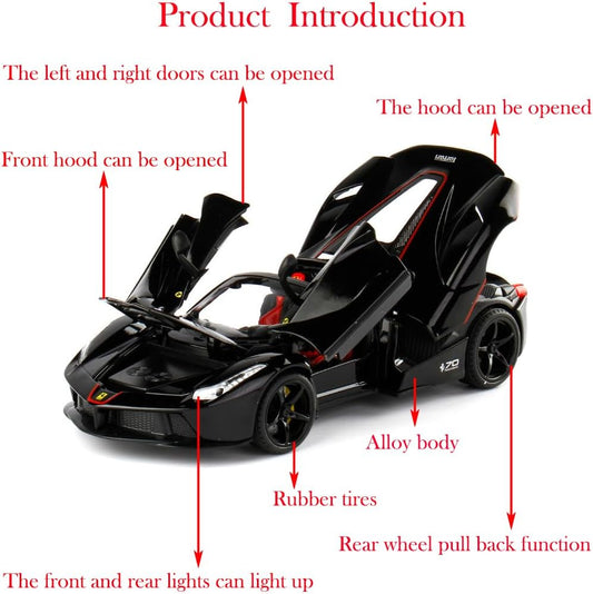 Ferrari Rafa Roadster Sports 1:24 Diecast Scale Model Car