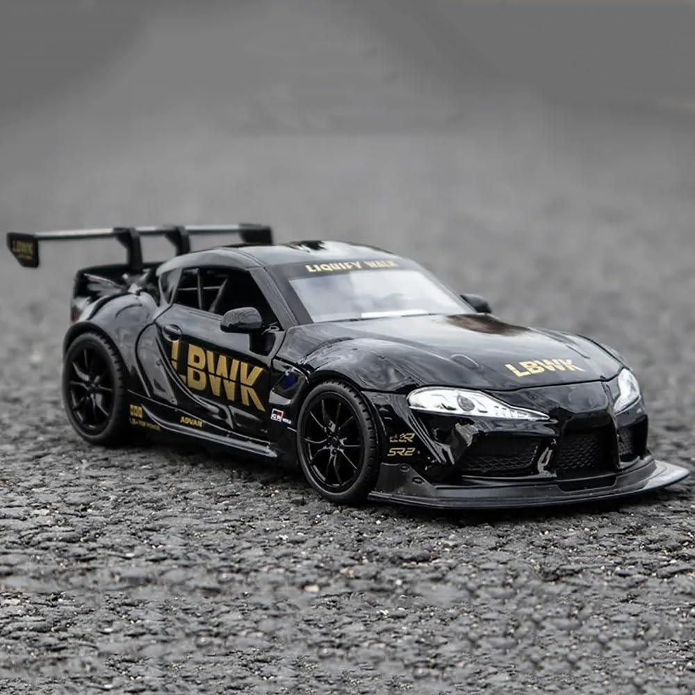 Toyota Supra Gr Lbwk Scale Model Diecast Metalcar - All Size