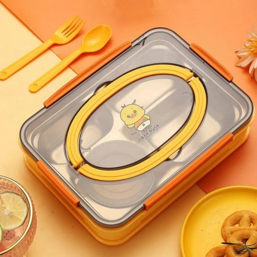 Stainless-Steel Benduck Bento Lunch Box with 4 compartments
