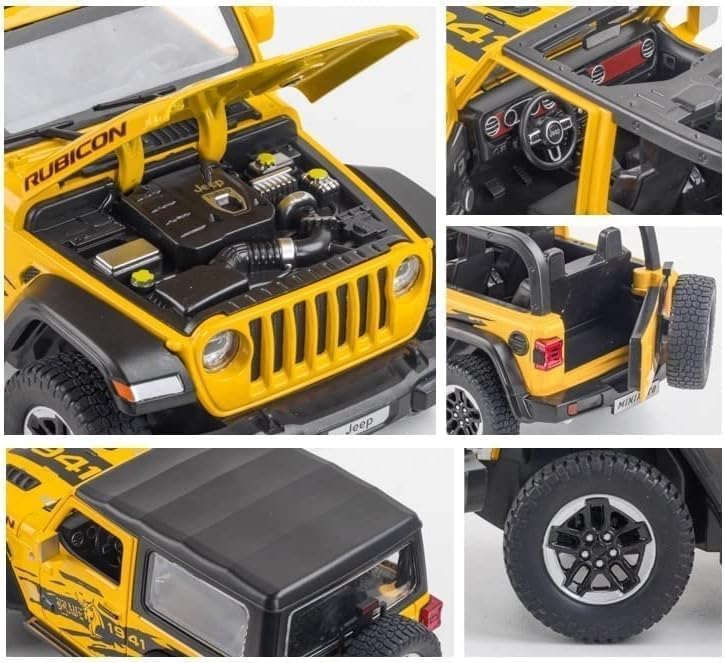 Wrangler Rubicon Thar Jeep Scale Model Diecast Metalcar - All Size