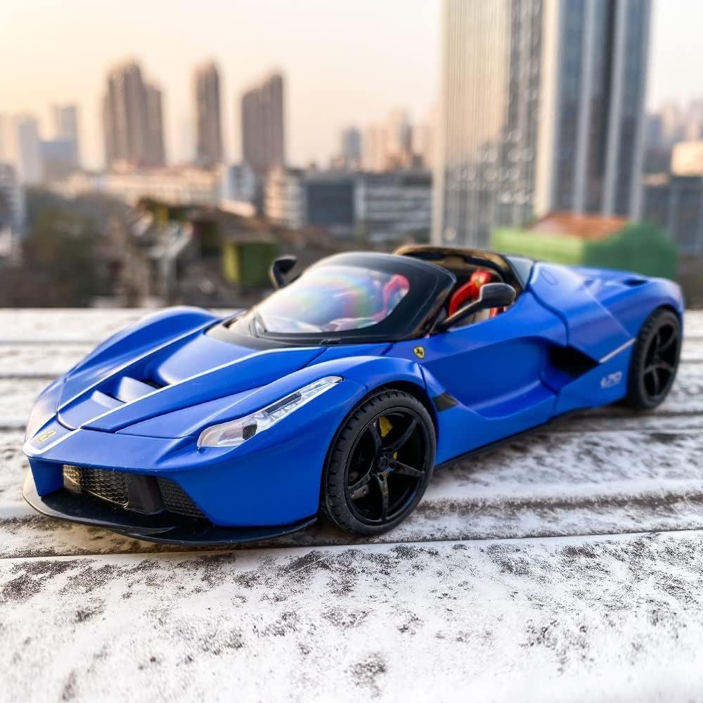Big Size 1:24 Ferrari Rafa Roadster Sports Car Scale Model Diecast Metal Car