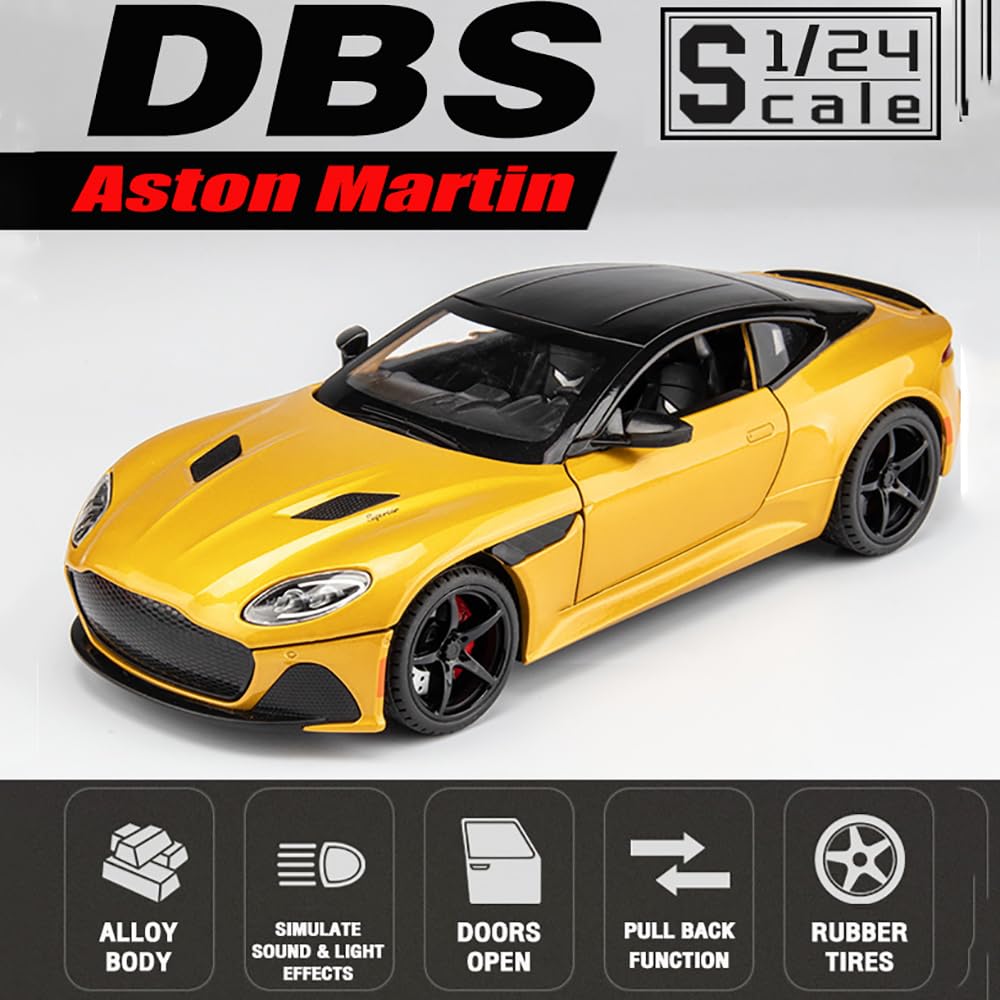 Aston Martin Gt Scale Model Diecast Metalcar - All Size
