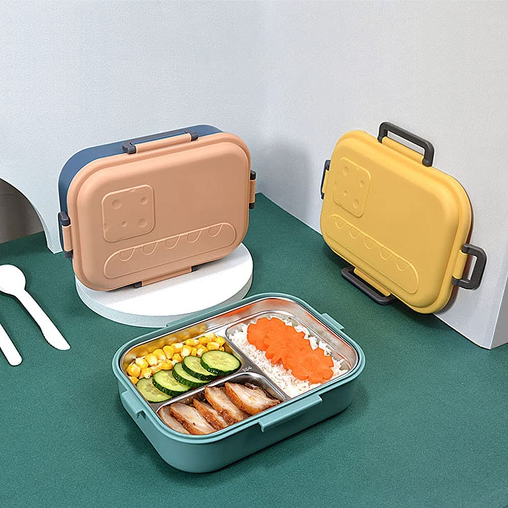 3 Compartment Insulated Lunch Box Stainless Steel Tiffin Box