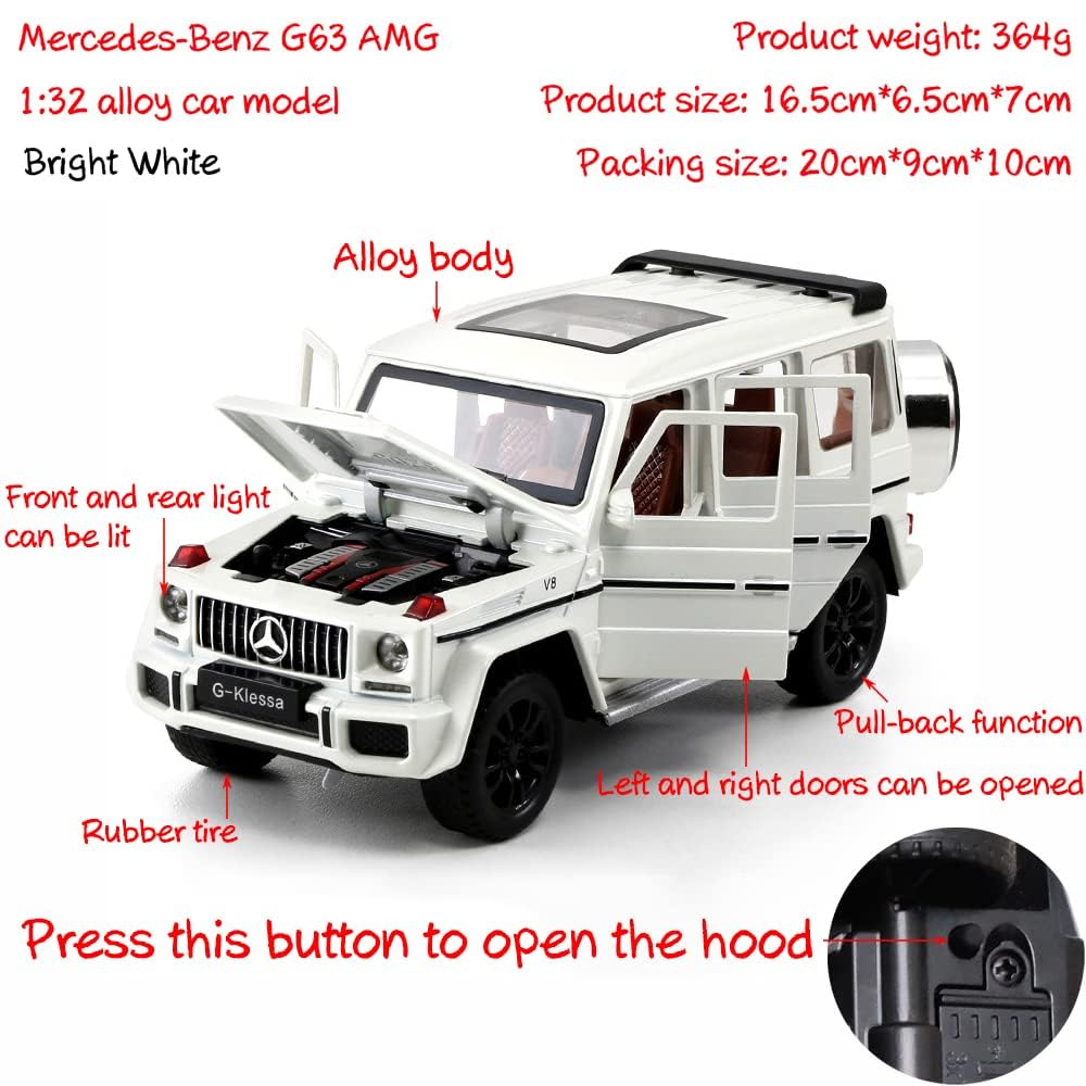 Mercedes Benz G-klessa Scale Model Diecast Metalcar - All Size