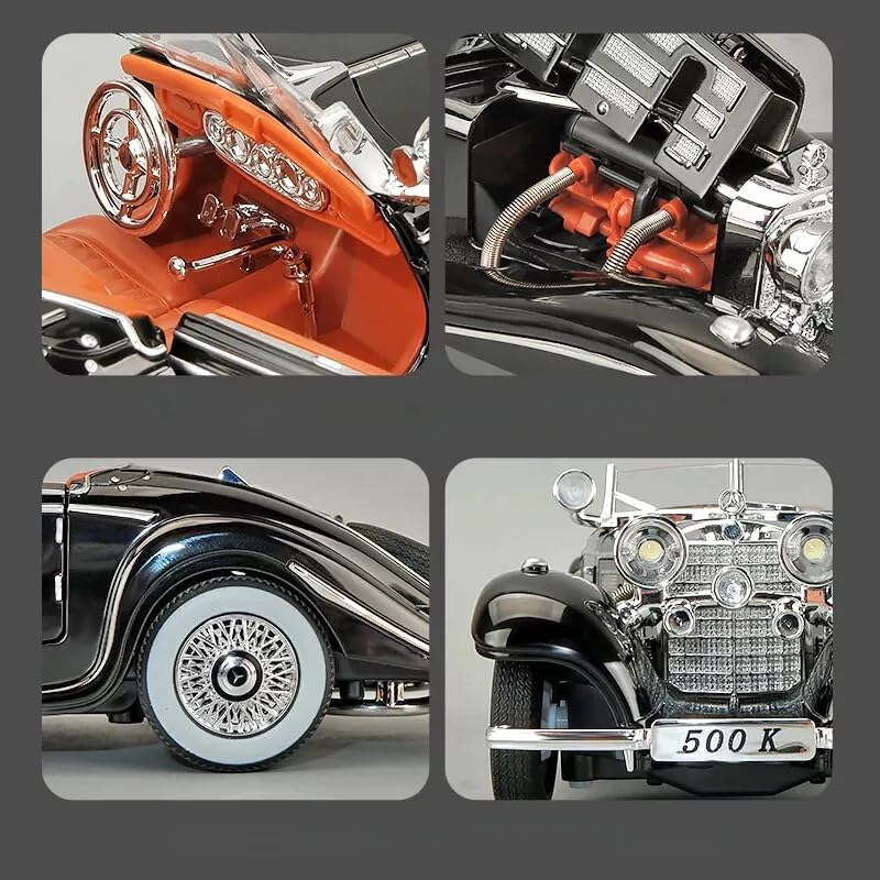 1936 Mercedes-Benz 500K Type Special roadster diecast scale model collectible car