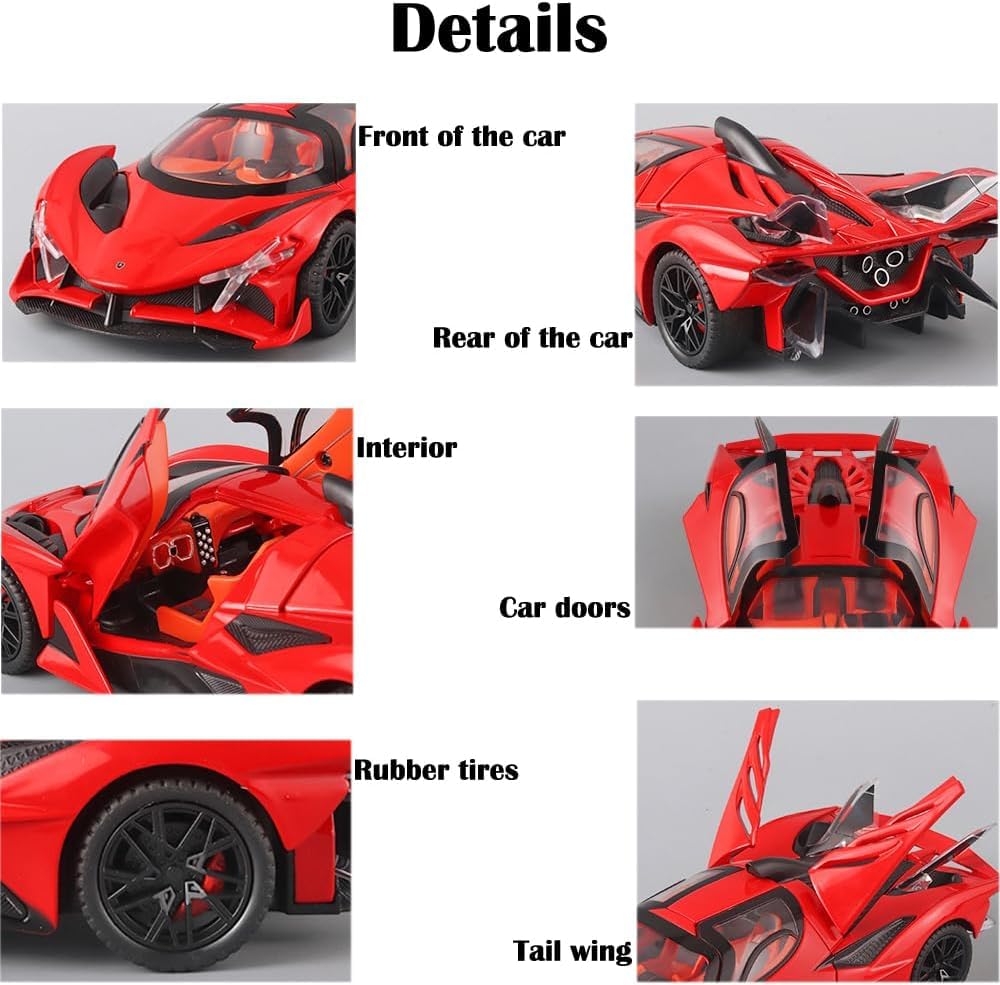 Apollo Sport Scale Model Diecast Metalcar - All Size