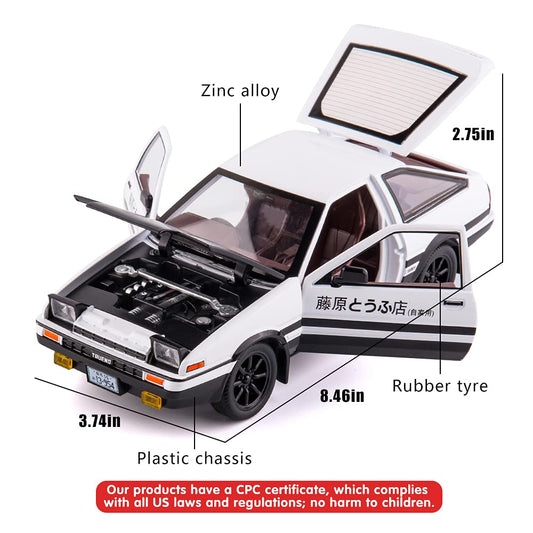 Toyota Ae-86 1:24 Diecast Scale Model Car