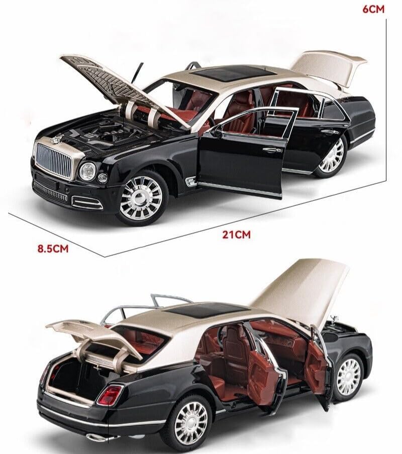 Bentley Mulsanne Scale Model Diecast Metalcar - All Size