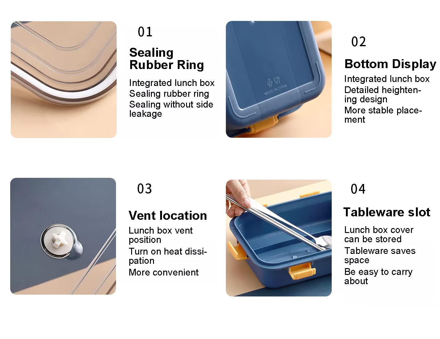 Leak-Proof Bento Lunch Box