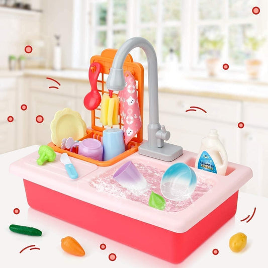 Kids Kitchen Sink Playset
