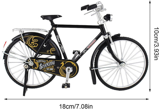 VINTAGE METAL BICYCLE ORNAMENTS DESKTOP MINI RETRO STYLE ALLOY CLASSICAL BIKE TOY FIGURINES BIKE HOME DECORATION FOR CHILDREN TOYS GIFTS